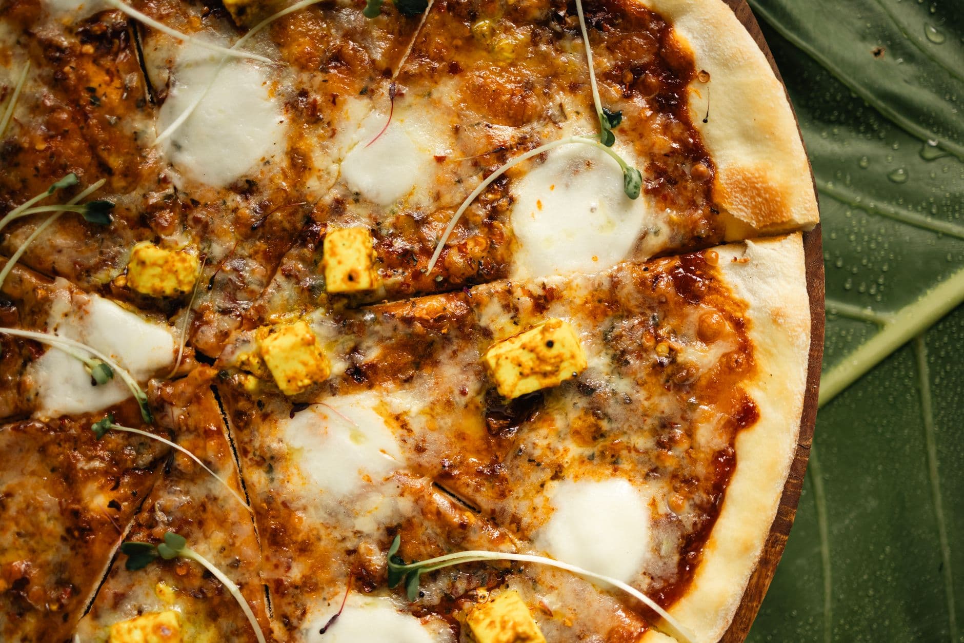 Paneer Tikka Masala Pizza
